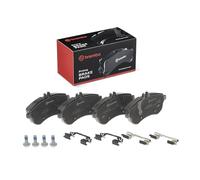 Brembo P 50 067 - Juego de Pastillas de Freno (4 pastillas de freno y 4 tornillos)