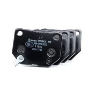 BREMBO P 78 016 Juego de pastillas de freno Trasero