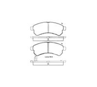 Brembo P 82 004 - Juego de pastillas de freno