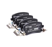 BREMBO P 85 100X Juego de pastillas de freno Trasero para AUDI A4 B8 Avant (8K5)