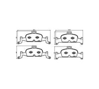 BREMBO P 85 164X Pastillas de freno delantero para Audi A5 A4 A6 Q5 A7