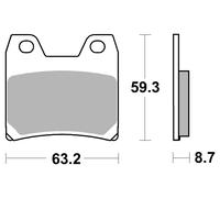 Brembo Pastillas de freno Brembo sinterizadas