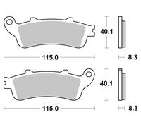 Brembo Pastillas de freno Brembo sinterizadas METAL SINTE.,ABE,07HO43SP