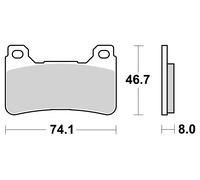 Brembo Pastillas de freno Brembo sinterizadas METAL SINTE.,ABE,07HO50SA