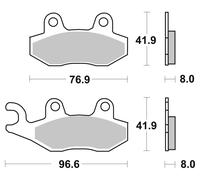 Brembo Pastillas de freno Brembo sinterizadas METAL SINTE.,ABE,07SU12SP