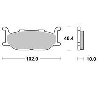 Brembo Pastillas de freno Brembo sinterizadas METAL SINTE.,ABE,07YA27SA