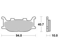 Brembo Pastillas de freno 07YA34SA – Metal sinterizado de carretera