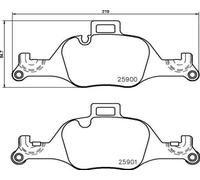 BREMBO Pastillas Freno Delant. Apto para BMW 7er 5er