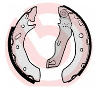 BREMBO S 24 529 Juego de zapatas de frenos trasero para Fiesta Ka 121 Puma