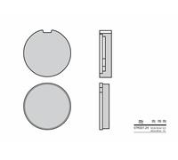 Brembo S.p.A. Pastillas de freno de carretera cerámica de carbono - 07KS0124