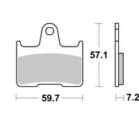 Brembo S.p.A. Pastillas de freno de metal sinterizado - 07KS06SP