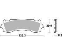Brembo S.p.A. Pastillas de freno sinterizadas - 07HO65SA