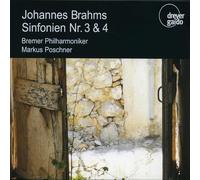 Johannes Brahms Johannes Brahms: Sinfonien Nr. 3 and 4 (CD) Album