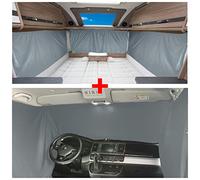 Bremer SITZBEZÜGE Blackout Juego de Cortinas compatibles con Ford Tourneo Custom a Partir de 2012, protección Solar, Accesorios de Camping, Juego Completo de Cortinas, Accesorios opacos