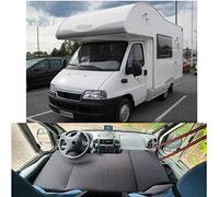 Bremer SITZBEZÜGE Camper Cama Cabina Compatible con Citroen Jumper, Fiat Ducato, Peugeot Boxer Tipo 230/244 de 1994-2006, Negro, Colchón de Espuma Fría, 160 x 79 x 8 cm