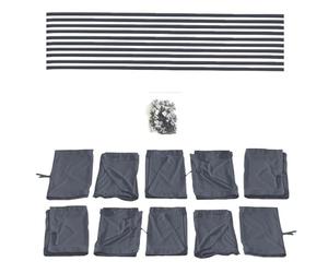 BREMER SITZBEZÜGE Cortinas a Medida, protección Solar, compatibles con Mercedes Vito W638 1996 - 2003 en Gris, Accesorios para Camping, Accesorios para Autocaravana, Juego de Cortinas 701