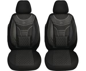 BREMER SITZBEZÜGE Dimensiones de Las Fundas de Asiento de Coche compatibles con VW Polo 6R/6C, Juego de Conductor y Pasajero de 2009 a 2016, Fundas de Asiento de Coche, Juego de Fundas Protectoras de