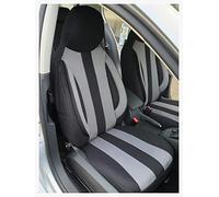 BREMER SITZBEZÜGE Fundas de Asiento a Medida compatibles con Nissan NV200 Conductor y Pasajero a Partir de 2009 MD501 Negro/Gris