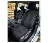 Bremer SITZBEZÜGE Fundas de Asiento compatibles con BMW Serie 6 F13 Conductor y Pasajero a Partir de 2012 - 2018 N304, Color Negro