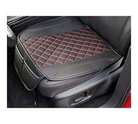 BREMER SITZBEZÜGE Fundas de Asiento para Coche compatibles con Volvo XC60 2 2017 para Conductor y copiloto, Color Negro y Costuras Rojas.