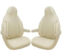 BREMER SITZBEZÜGE Fundas protectoras de asiento para autocaravana, compatibles con FIAT Ducato, Citroen Jumper Peugeot Boxer en color beige | WPL405