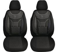 BREMER SITZBEZÜGE Fundas Protectoras para Coche compatibles con Mercedes Clase C W204 S204, Juego de Conductor y copiloto a Partir de 2007 - 2014 / Juego de Fundas de Asiento de Coche, 2 Unidades,