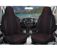 BREMER SITZBEZÜGE Juego de 2 Fundas Protectoras para Asiento de Conductor, compatibles con Ducato, Weinsberg, Adria, Dethleffs, Accesorios para Autocaravana, Incluye Fundas para reposabrazos