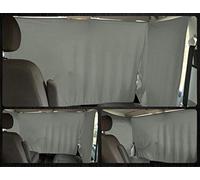 BREMER SITZBEZÜGE Mercedes Vito Viano W639 - Cortinas delanteras para luna delantera, color gris