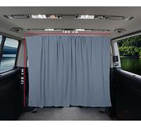 BREMER SITZBEZÜGE Separación de Cabina del Conductor, protección Solar, Cortina Compatible con Renault Trafic 3 a Partir de 2014 Gris Camping Caravana Accesorios