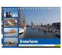 Bremerhaven. Die Seestadt an der Nordseeküste (Tischkalender 2026 DIN A5 quer), CALVENDO Monatskalender: Bremerhaven hat sich in den letzten Jahren zur beliebten Touristen-Stadt entwickelt