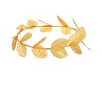 Bremorou 3 piezas de corona de diosa para el cabello, corona de laurel, diadema de hoja de laurel dorada, para fiesta de Toga, coronas de César romano para mujeres y hombres