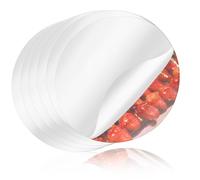 Bremorou: Paquete de 6 espejos redondos pequeños acrílicos, centros de mesa para mesas, espejos circulares autoadhesivos, sin vidrio para manualidades, decoración de pared del hogar o centro