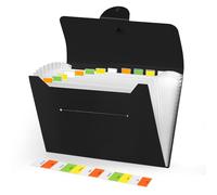 Brencco Carpetas Archivadoras Escolar, Carpeta Clasificadora, Carpeta Acordeon A4, Archivador, Carpeta Organizadora de 13 Bolsillos, Carpeta con Separadores para Office, School, Home