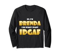 Brenda Costume Idgaf Meme Funny Halloween Costume Brendas Manga Larga