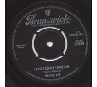 BRENDA LEE - LONELY LONELY LONELY ME 7 INCH (7" VINYL 45) UK BRUNSWICK 1963