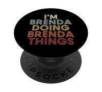 Brenda Name Brenda Personalized Name First Given PopSockets PopGrip Adhesivo