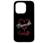 Brenda Nurse Gift Cute Doctor Designer Personalized Nurse Carcasa para iPhone 15 Pro
