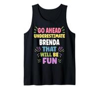 Brenda Personalized Women's Gift Custom Brenda Camiseta sin Mangas