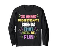 Brenda Personalized Women's Gift Custom Brenda Manga Larga