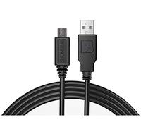 BRENDAZ - Cable USB 2.0 tipo A macho a micro tipo B macho compatible con cámaras réflex digitales Canon EOS M50 sin espejo, EOS 90D, EOS Rebel T8i, EOS Rebel SL3 (3 pies)