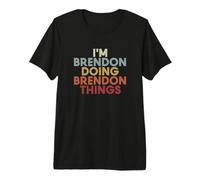 Brendon Name Brendon Personalized Name First Given Camiseta Premium