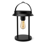 Brendz Lampara de Mesa Solar Exterior, IP44 Impermeable, Farolillo Solar, LED con 3 Modos de Luz, Batería Recargable por USB-C, Linterna Recargable, Lampara Solares Portatil, Farol Exterior, Tampa R