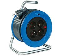 Brennenstuhl 1079181 - Bebé s carrete de cable estándar de 15 m azul/negro
