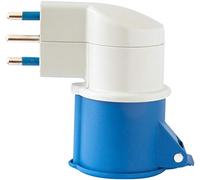 Brennenstuhl 1081570 Adaptador con Enchufe Italiana 16 A y Enchufe CEE
