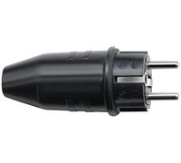 Brennenstuhl 1082040 Enchufe de Caucho, 230 V, Negro