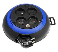 Brennenstuhl 1102231 - La caja de cable de la caja de diseño cl-s, cable 3m, negro - para el mercado: f -