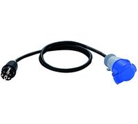 Brennenstuhl 1132921 - Adaptador con alargador P17 (con enchufe con toma de tierra, 16 A/230 V, 16 A, 1,5 m, H07RN-F 3G1,5)