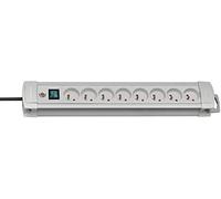 Brennenstuhl 1156551068 - Pgg 8 prima más de 8 puertos, con el interruptor, 3m h05vv-f 3g1.5, gris