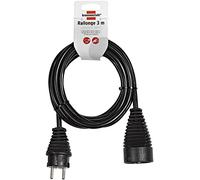 Brennenstuhl 1165431 - Cable de extensión de 3 m h05vv-f 3g1.5 negro