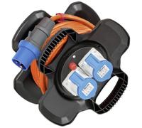 BRE 1169730101 - Enrollador de cable de camping CEE 230V X-Gum con 10m
